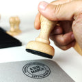 Small Wooden Hand Stamp